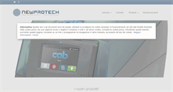 Desktop Screenshot of newprotech.it